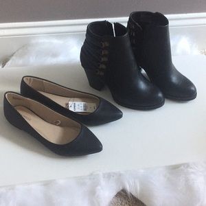 Flats and boots